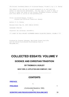 Collected Essays, Volume V - Science and Christian Tradition: Essays