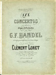 Partition complète (6 concerts), 12 orgue Concertos, Op.4 & Op.7