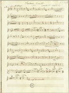 Partition sextuors (parties), Trios, quatuors & sextuors pour cor en different crooks