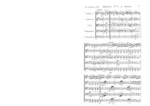 Partition complète, corde quintette No.6, Op.19, Onslow, Georges