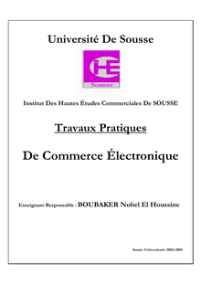 De Commerce Électronique
