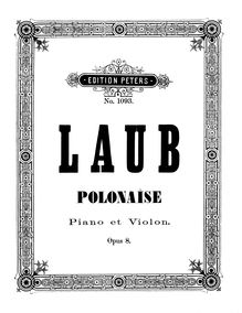Partition violon et partition de piano, Concert-Polonaise für Violine und Klavier, Op.8
