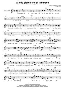 Partition Soprano 1 (Descant enregistrement  1), madrigaux, Book 6 par Carlo Gesualdo