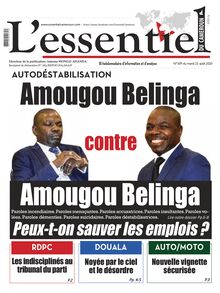 L’Essentiel du Cameroun  n°309 – mardi 25 août 2020