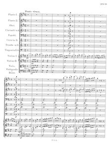 Partition I, Presto vivace, Symphony No.3, D Major, Schubert, Franz