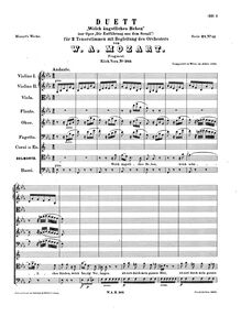 Partition Incomplete Score (Fragment), Welch ängstliches Beben, E♭ major