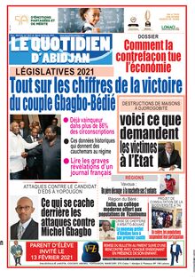 Le Quotidien d’Abidjan n°3031 - du mardi 16 février 2021