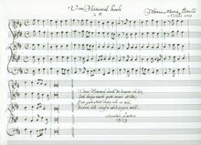 Partition complète, Corale a 5, Vom Himmel hoch, D major, Sardelli, Federico Maria