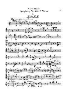 Partition cor 1, 2, 3, 4, 5, 6, 7, 8 (F), Symphony No.6, Tragische ( Tragic )