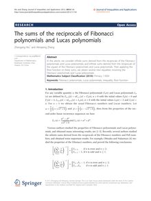 The sums of the reciprocals of Fibonacci polynomials and Lucas polynomials