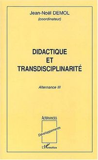 Didactique et transdisciplinarité