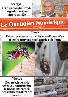 Le Quotidien Numérique d’Afrique n°1447 – Du Jeudi 14 mai 2020