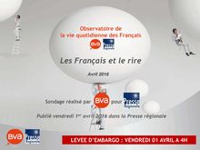 Les Français et le rire - Sondage BVA (avril 2016)