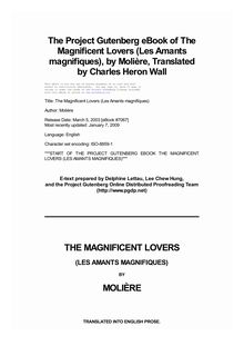 The Magnificent Lovers - (Les Amants magnifiques)