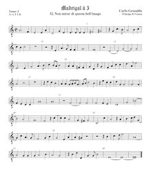 Partition ténor viole de gambe 3, octave aigu clef, madrigaux, Book 1 par Carlo Gesualdo