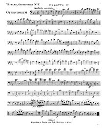 Partition basson 1, Timebunt Gentes, Offertorium, HV 87, c minor