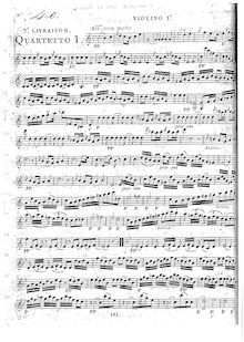 Partition , quatuor en C major, G.232 (Op.52/1), 4 corde quatuors, G.232-235 (Op.52)