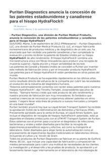 Puritan Diagnostics anuncia la concesión de las patentes estadounidense y canadiense para el hisopo HydraFlock®