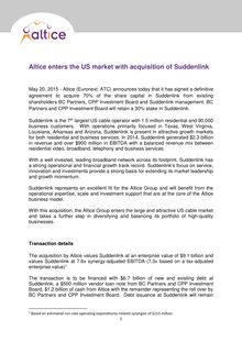 SFR-Numericable : le groupe annonce le rachat de Suddenlink Communications