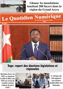 Quotidien Numérique d’Afrique du 04/12/2023