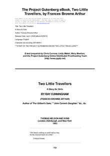 Two Little Travellers - A Story for Girls