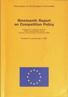 Nineteenth Report on Competition Policy