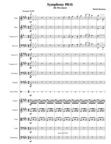Partition I, Toccata, Symphony No.8, E major, Rondeau, Michel