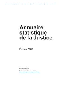Annuaire statistique de la Justice