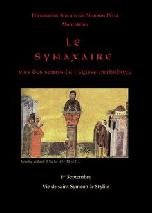 Synaxaire Vie de saint Syméon le Stylite