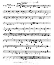 Partition trompette (Clarino) 2, Offertorium de tempore, D major