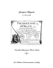 Partition , Grand Plein Jeu Continu, Oeuvres complètes d orgue, Boyvin, Jacques