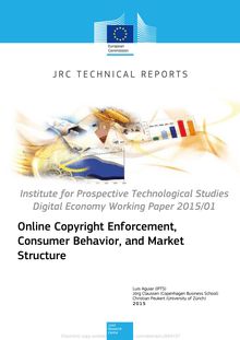 Online Copyright Enforcement, Consumer Behavior, and Market Structure