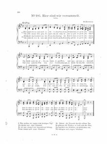 Partition Nos.186–219, Deutsche Weisen, Die beliebtesten Volks- und geistlichen Lieder für Klavier (mit Text)