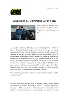 3questions à... Dominique Li-Pat-Yuen