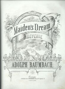 Partition complète, Maiden s Dream Reverie, E♭ Major, Baumbach, Adolph