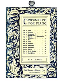 Partition No., Jessamine (Morning-Glory), Bunte Blumen, Op.111, Flowers / Les Fleurssechs leichte u. melodische Uebungsstücke