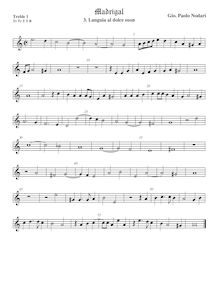 Partition viole de gambe aigue 1, Madrigali a 5 voci, Nodari, Giovanni Paolo par Giovanni Paolo Nodari