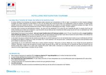 CPRDFP Document d orientat ion État HOTELLERIE RESTAURATION TOURISME