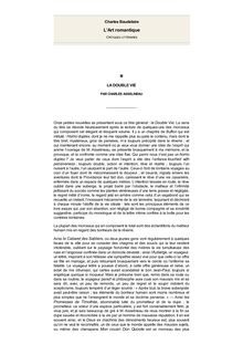 La Double Vie par Charles Asselineau (L’Art romantique)