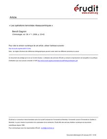 PDF 551 ko - Les opérations terroristes réseaucentriques