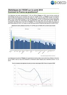 La santé en France en 2014 - Statistiques de l OCDE
