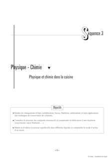 Physique - Chimie
