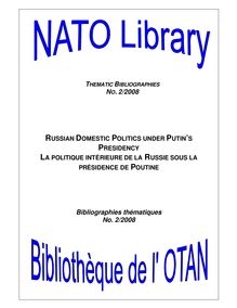 Bibliographies thématiques No. 2/2008 NO. 2/2008