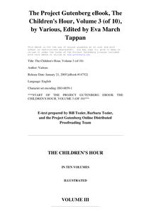 The Children s Hour, Volume 3 (of 10)