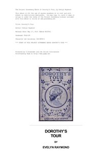 Dorothy s Tour