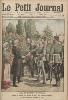 LE PETIT JOURNAL SUPPLEMENT ILLUSTRE  N° 1036 du 25 septembre 1910