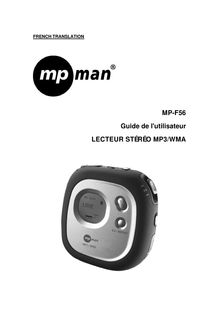 MP-F56 Guide de l utilisateur LECTEUR STÉRÉO MP3/WMA