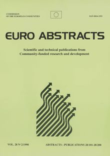 Scientific and technical publications from Community-funded research and development. VOL. 28 N° 2/1990