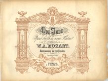 Partition couverture couleur, Don Giovanni, Il dissoluto punito ossia il Don Giovanni