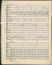 Partition , Andante, Symphony No.6, Op 100, Melartin, Erkki